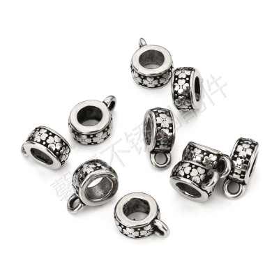 316 Stainless Steel Retro Clover Pendant Jewelry Accessory Jewelry Beads Necklace Accessories