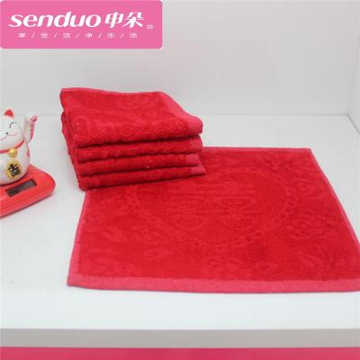 2016 new red wedding towel towel Shen flower