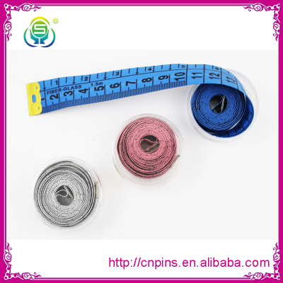 High quality sewing foot small round tape tape measurements telescopic clothing ruler ruler