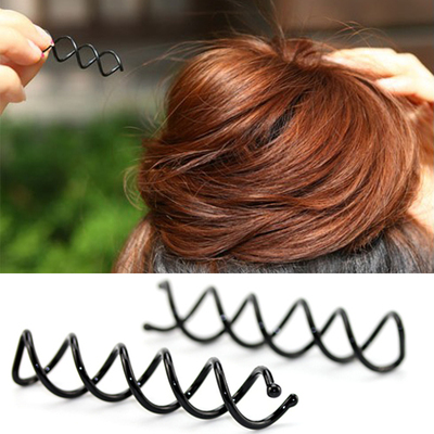 Screw clamp plate is fixed hair hair tools bud appetizer meatball head hairpin