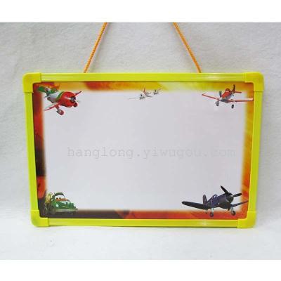 The board of student writing board with a pen eraser Smurf WordPad 30X40CM non-magnetic