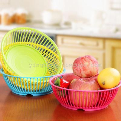 Plastic Fruit and Vegetable Basket Fruit Basket Fruit Basket Fruit and Vegetable Basket Storage Basket 262-5138