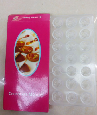 Foreign trade chocolate model 21 lattice baking mold ChocolATE Moulds