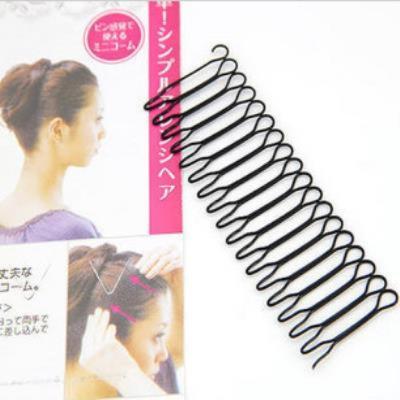 Hair salon tools side fine hair styling hair comb plate fixed fork comb
