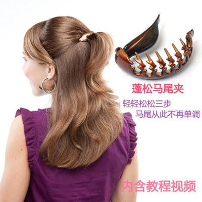 Buckle hair styling tools are issuing new energy-saving spiral Masson fluffy banana clip  hair tools