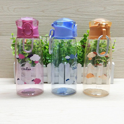 students portable sports cup transparent plastic cup with a creative simplicity of the cup with a cup of men and women