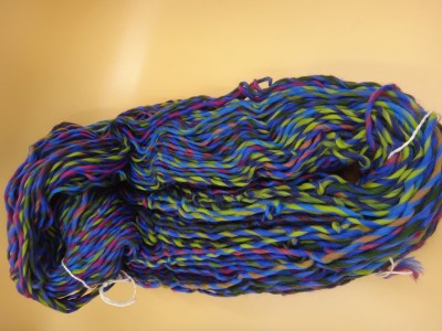Knit scarf hat wool A B sample.
