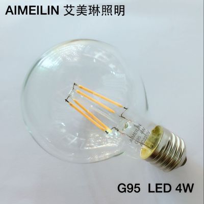 LED tungsten lamp filament lamp, LED bulb, LED bulb, G95 4W