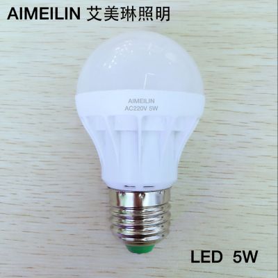 LED bulb LED bulb LED full plastic ball 5W