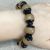 High Imitation Antelope Horn Bracelet Beads Two-Color Inlaid Gold Rim Beads