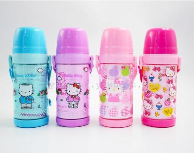 Genuine authorized Kitty Hello children plastic straw cup