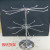 Table three layer frame windmill manufacturers selling jewelry rack electroplating iron