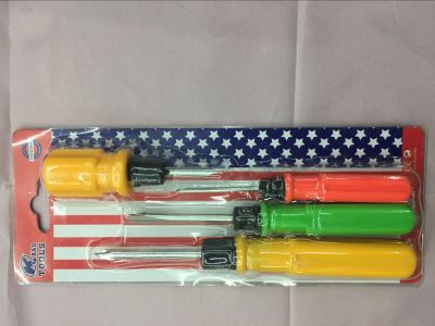 3PC Dual-Purpose Screwdriver 3Pc Transparent Dual-Purpose Screwdriver Dual-Purpose Screwdriver