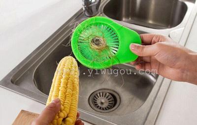 to brush the fruit corn corn to fruits and vegetables cleaning brush cleaning brush manual vegetable washing device