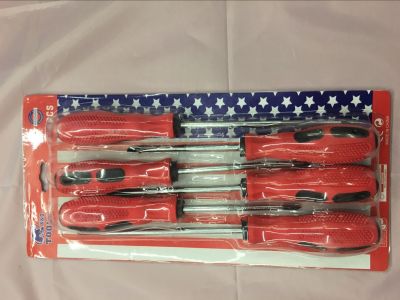 6PC Screwdriver with massage handle 6PC Screwdriver with flag handle 6PC Screwdriver with watermelon handle