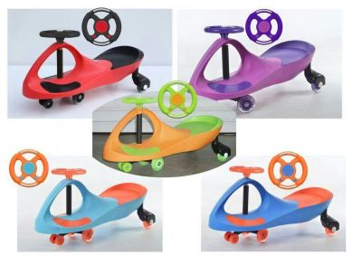 The children twist car with music mute Wheel Scooter 1-6 years old baby toy car