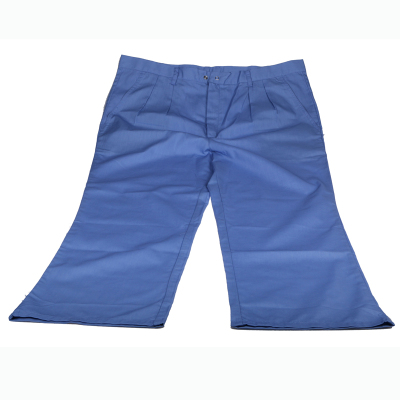 Summer thin denim work pants for men wear resistant pants welder pants loose labor protection pants