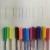 12 PCs Plastic Barrel Triangle Pole Flash Pen Fluorescent Pen