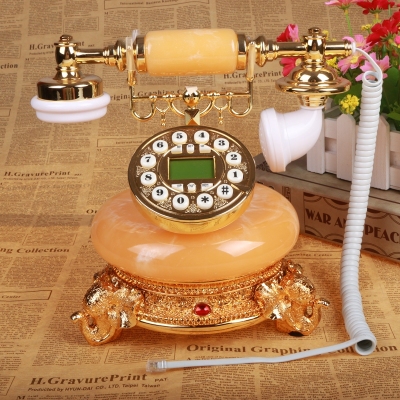 European Classical Retro Noble Luxury Caller ID Antique Telephone Korean Pastoral Telephone