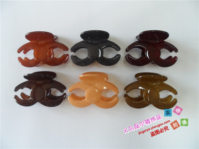 Direct manufacturers 9CM fell continuously PC jelly grip hair clip plastic Hair Barrette
