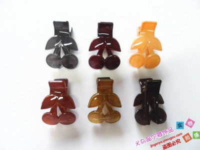 Factory direct sales fell continuously PC 3 cm cherry hairpin catch hair bangs