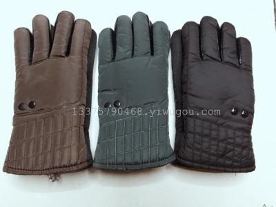Manufacturers selling 2016 new winter men's large cloth cotton gloves warm cold windproof gloves