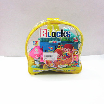 Children's educational toys wholesale creative toy bricks back packing