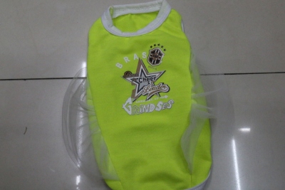 New star pet clothing candy print vest summer style
