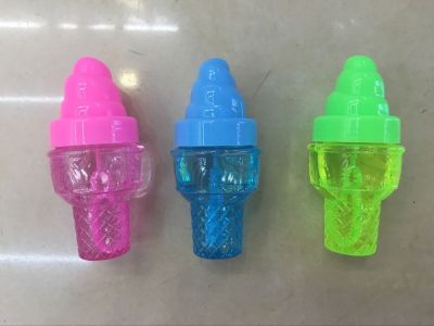 Hot sales *1051 ice cream bubble color box of 9CM long colored bubble water