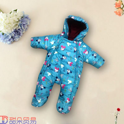 Yiwu to buy baby winter coat bag feet newborn leotard thickened out baby romper suits up sleeping bags