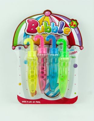 Hot *1016 card absorption umbrella bubble water 14.5cm long children's toy bubble water