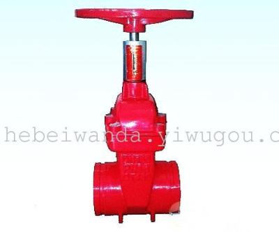 Rubber-seat trench gate valve with Open degree indication