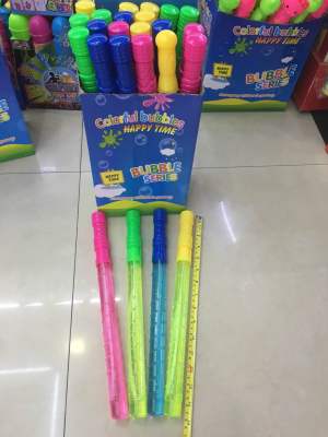 Hot sales *855 flat head bubble stick Hot selling 38CM bubble water children's toys