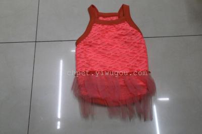 New star pet clothing fluorescent color halter vest