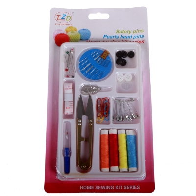 Needle and thread set with suction card Korean sewing box