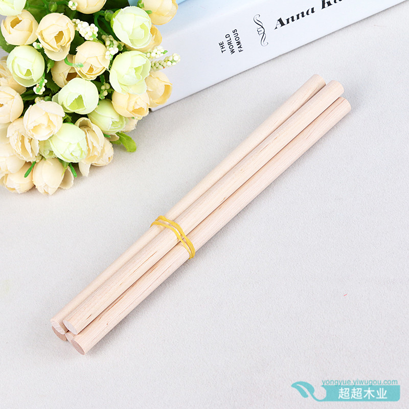 DIY手工建筑模型材料圆柱圆木棍圆木棒原色