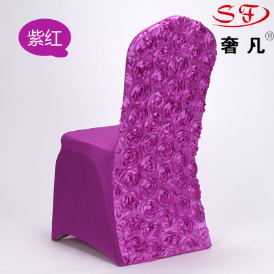 The rose hotel wedding wedding chair cover elastic coverings Banquet Chair Covers conjoined