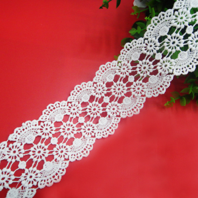 Water soluble lace embroidery silk hair milk bar Home Furnishing garment accessories factory direct sales