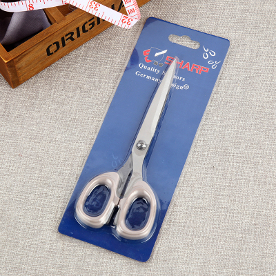 Genuine leather industrial rubber Ssangyong household scissors exquisite tailoring scissors wholesale leather