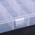 Wholesale large 24-grid transparent plastic storage box can be split multi-grid cosmetics jewelry storage box cosmetic box