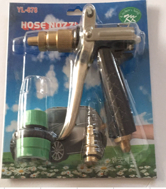 All copper Household high pressure water gun TYPE WATER gun PVC hose car washing tools