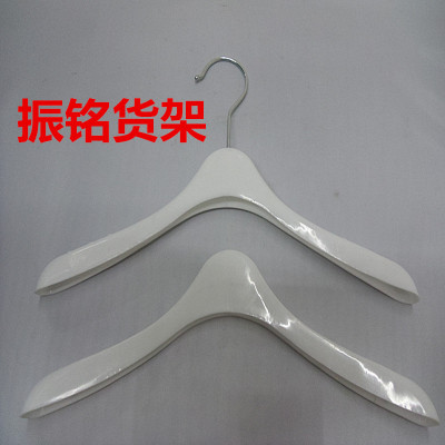 Children's direct selling children's white plastic clothes hanger