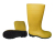 Black Steel head rain boots Yellow Steel head rain shoes Steel head rain boots