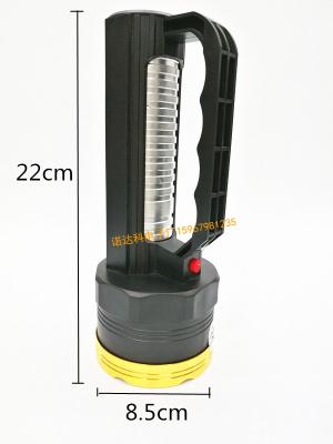 LED high-power flashlight with rechargeable searchlights and high-light long range for daily camping and hiking