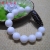Organic gemstones natural pearl tridacna day men and women with 14 mm single circle bead string bracelet wholesale