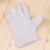 Ji tang bamboo white sail cloth full lining gloves 24 line protection work thickening gloves.