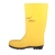 Labor Protection Rain Boots Steel Toe Black, White and Yellow Men's and Women's Knee-High Rain Boots Acid and Alkali Resistant Oil-Water Shoes Anti-Smashing Thorn