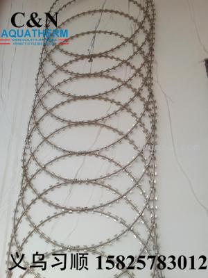 Hot dipped galvanized razor barbed wire fence and cheap razor wire