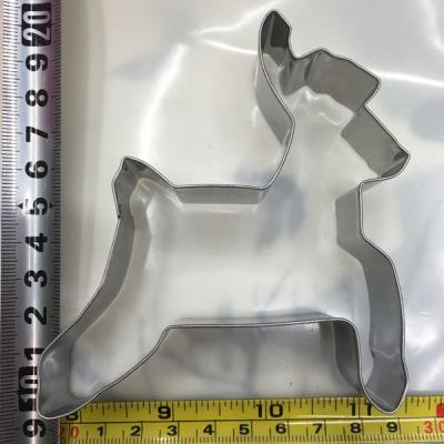 Stainless steel biscuit moulds - Elk