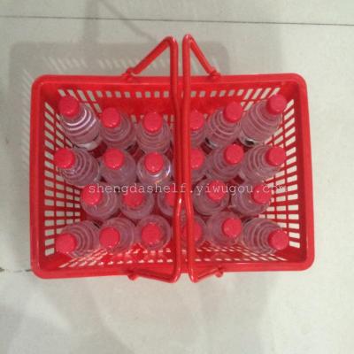 Supermarket shopping basket plastic basket basket basket mother hand basket